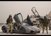 2008 Lamborghini Reventon vs Tornado Jet Fighter